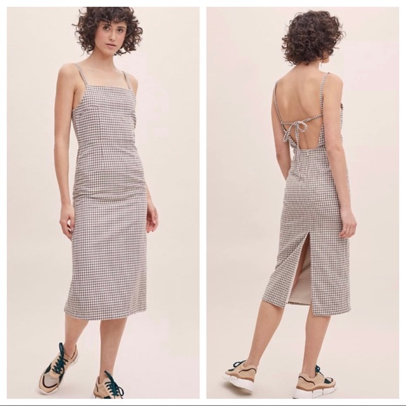 Anthropologie Dresses & Skirts - Anthropologie Rita Row Gingham Midi Dress